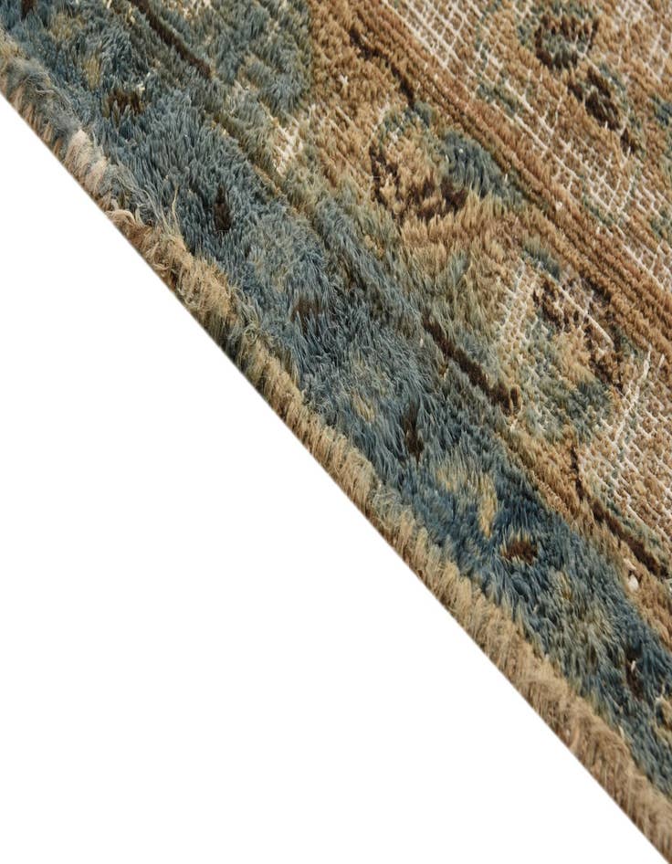 Detail image of 8' 2 x 10' 9  Hand Knotted Ultra Vintage Persian Wool Rug