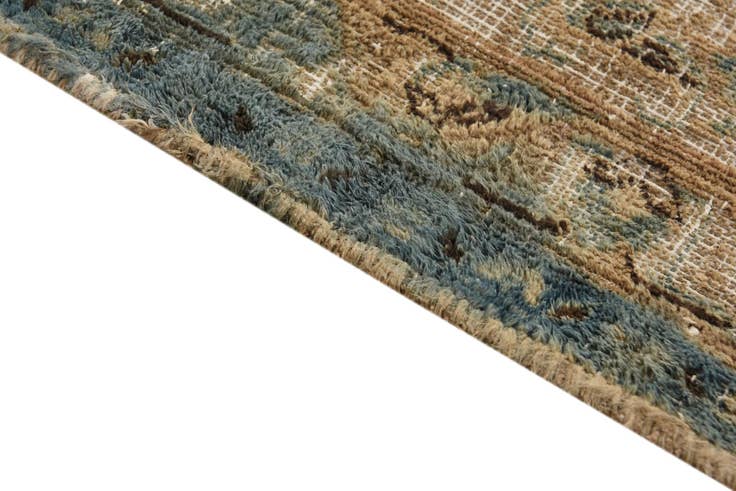 Detail image of 8' 2 x 10' 9 Hand Knotted Ultra Vintage Persian Wool Rug