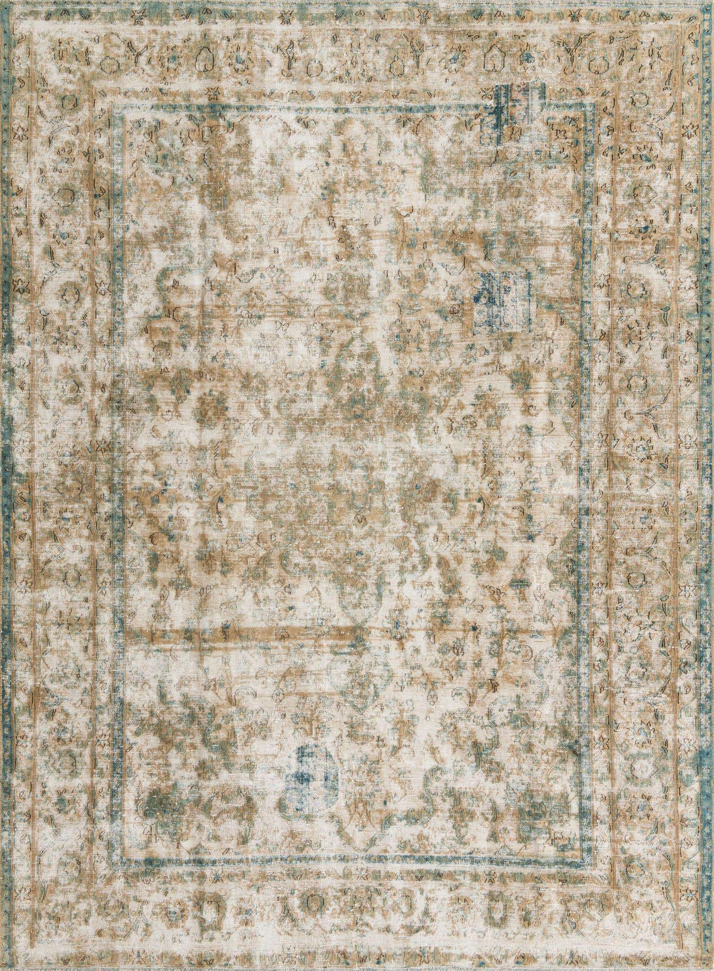 8' 2 x 10' 9 Hand Knotted Ultra Vintage Persian Wool Rug
