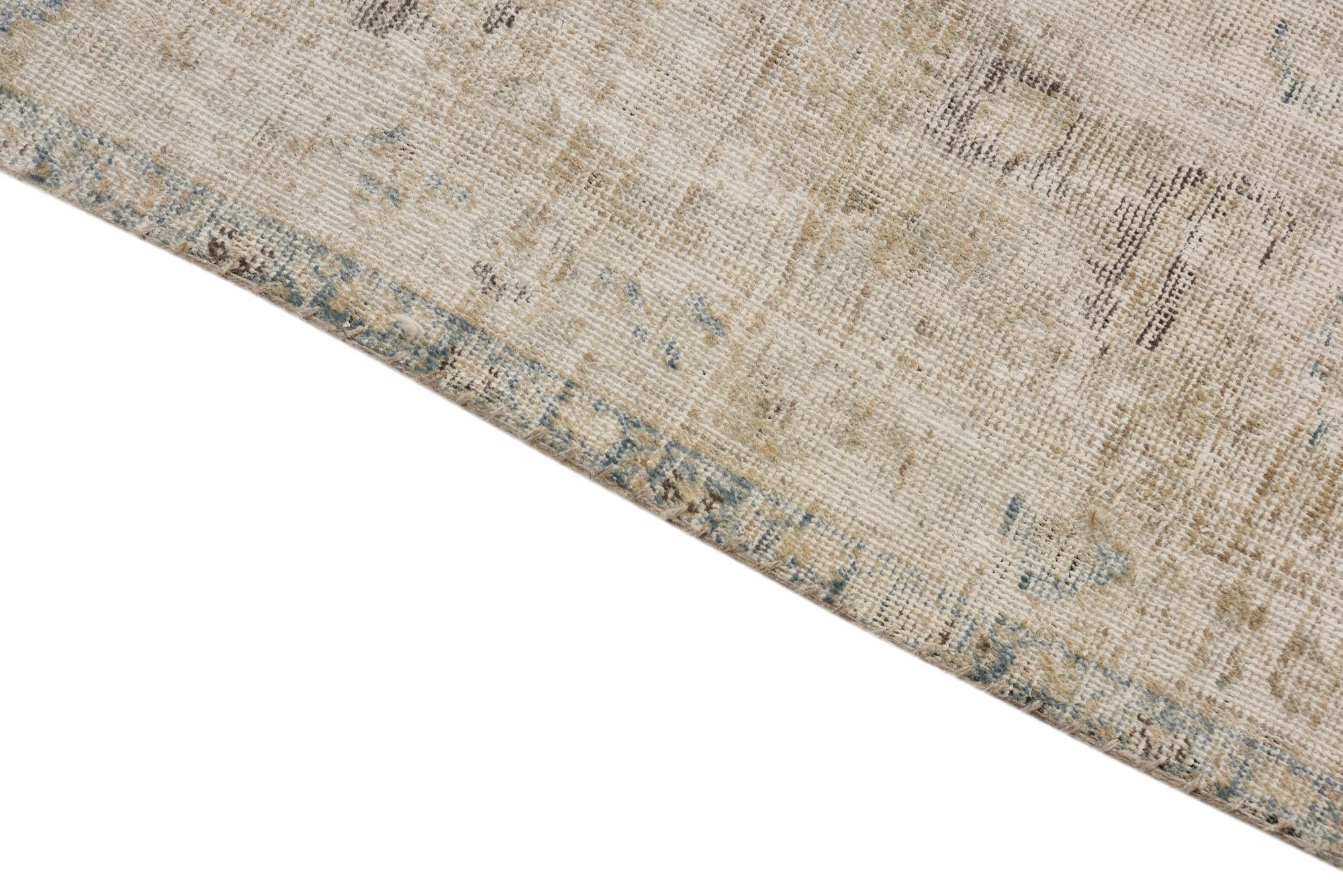 8' 7 x 11' 7 Hand Knotted Ultra Vintage Persian Wool Rug
