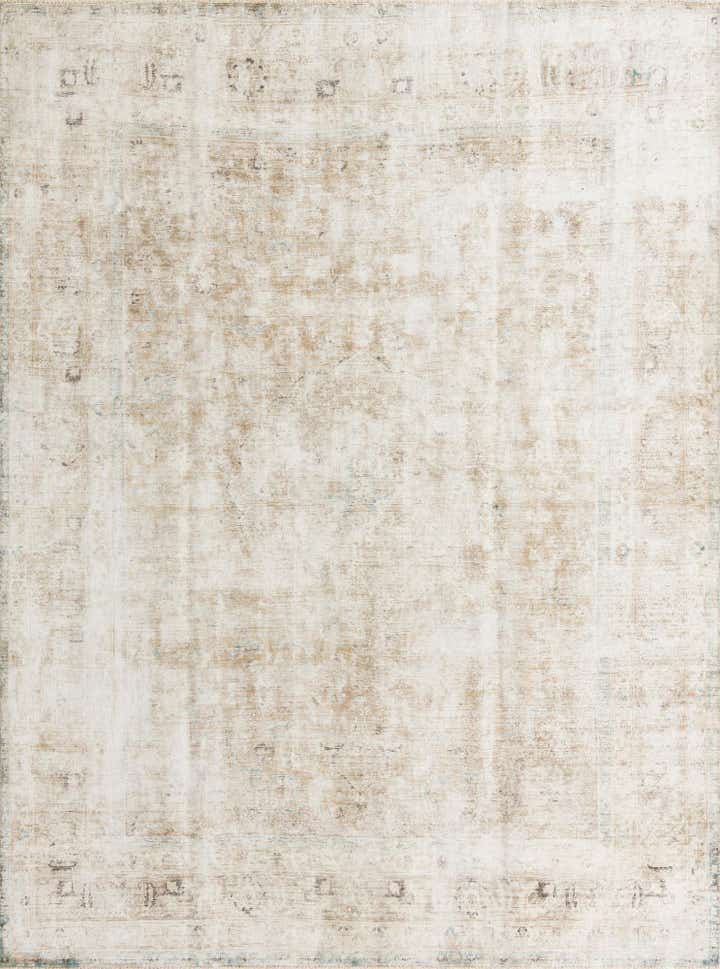 8' 7 x 11' 7 Hand Knotted Ultra Vintage Persian Wool Rug