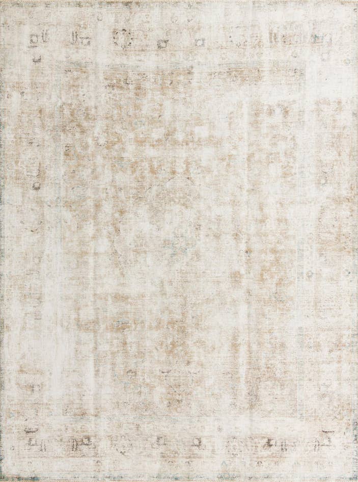 Detail image of 8' 7 x 11' 7 Hand Knotted Ultra Vintage Persian Wool Rug