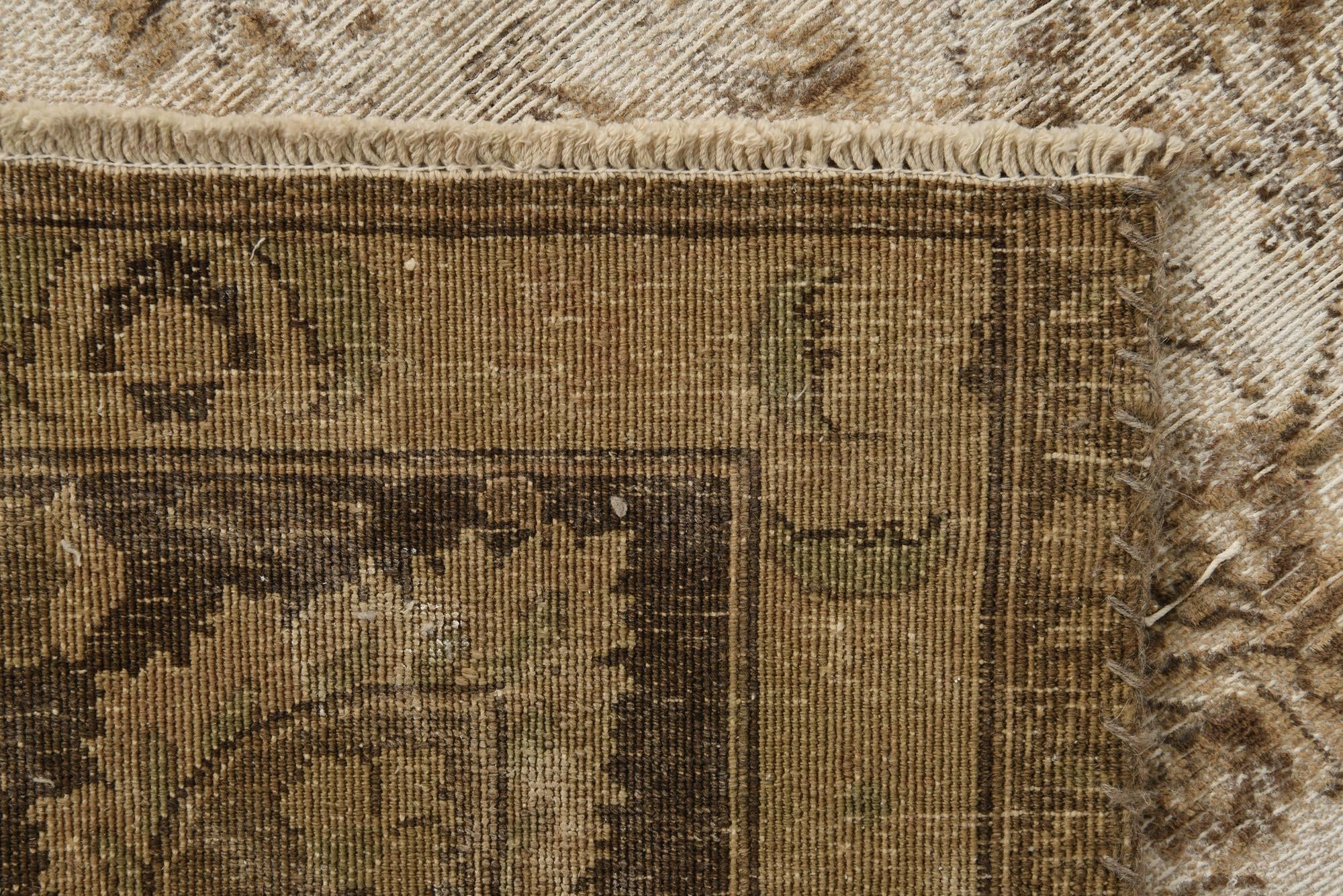 9' 2 x 12' 2 Hand Knotted Ultra Vintage Persian Wool Rug