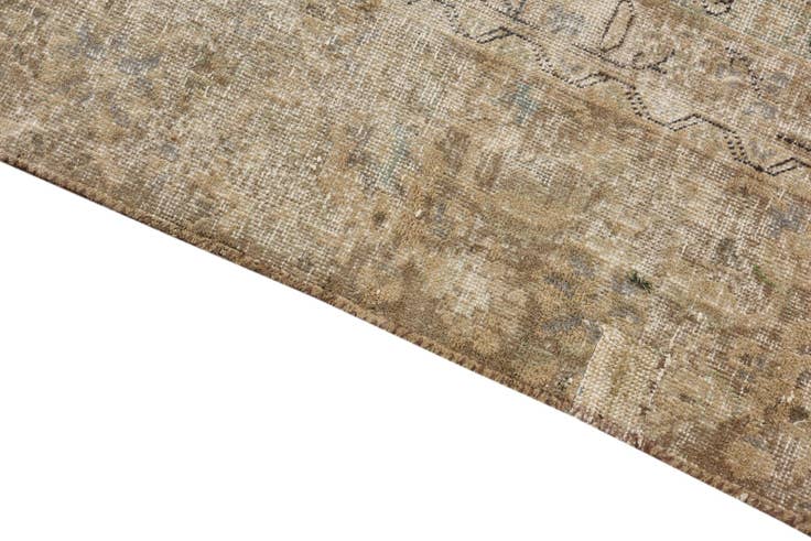 Detail image of 8' 10 x 11' 6 Hand Knotted Ultra Vintage Persian Wool Rug