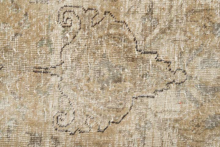 8' 10 x 11' 6 Hand Knotted Ultra Vintage Persian Wool Rug