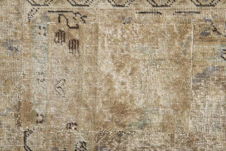 8' 10 x 11' 6 Hand Knotted Ultra Vintage Persian Wool Rug