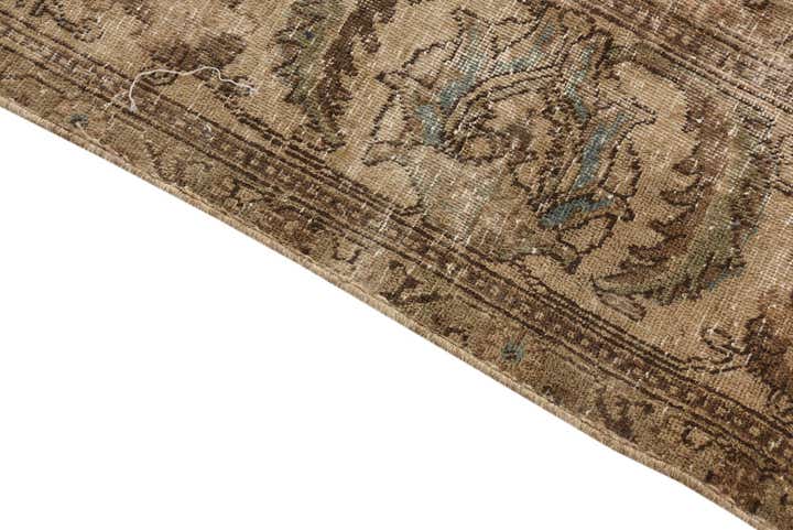 275cm x 390cm Noué main Ultra Vintage Tapis Persan Laine