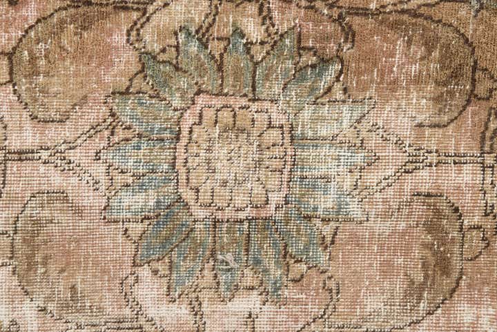 275cm x 390cm Noué main Ultra Vintage Tapis Persan Laine