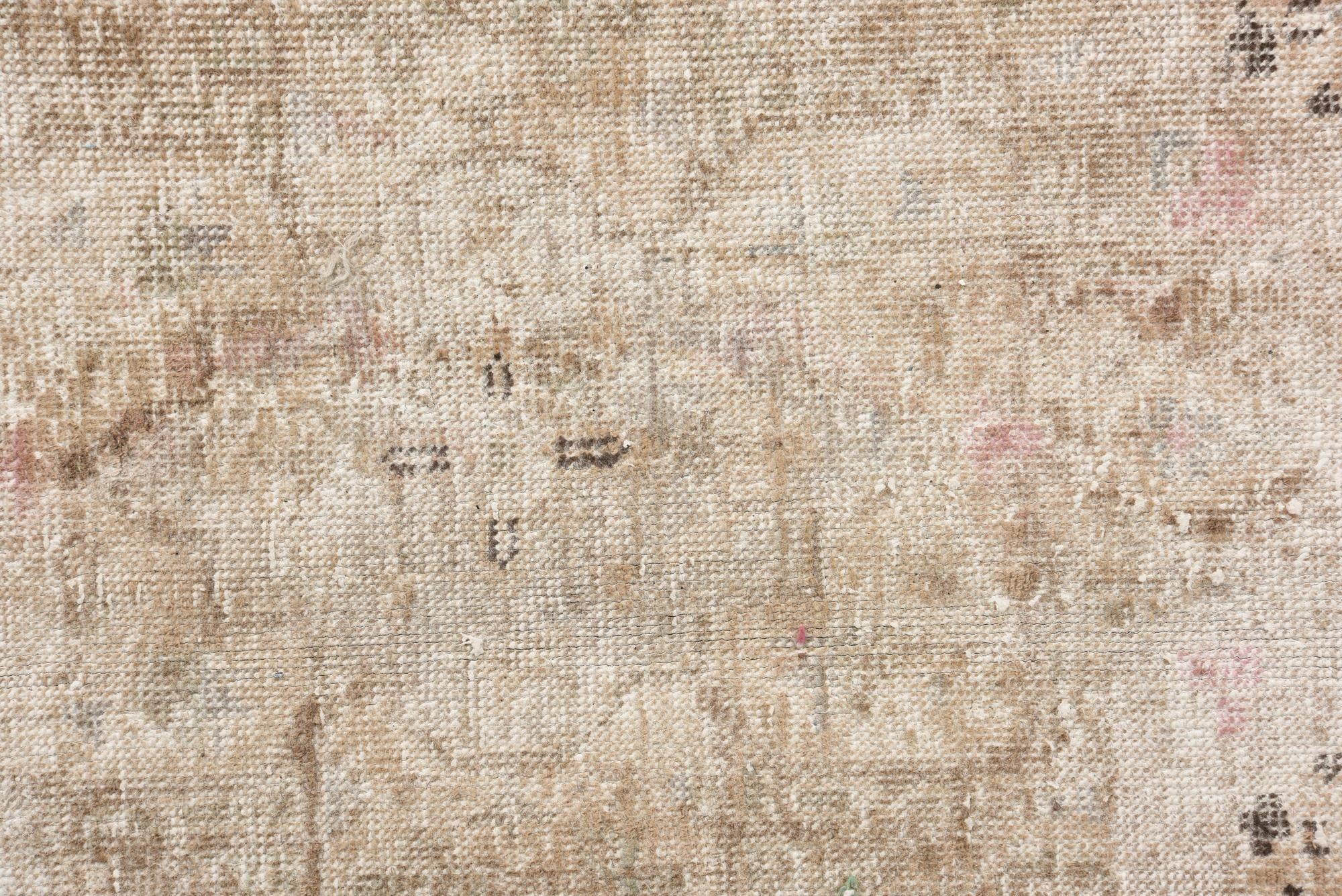9' 8 x 12' 3 Hand Knotted Ultra Vintage Persian Wool Rug