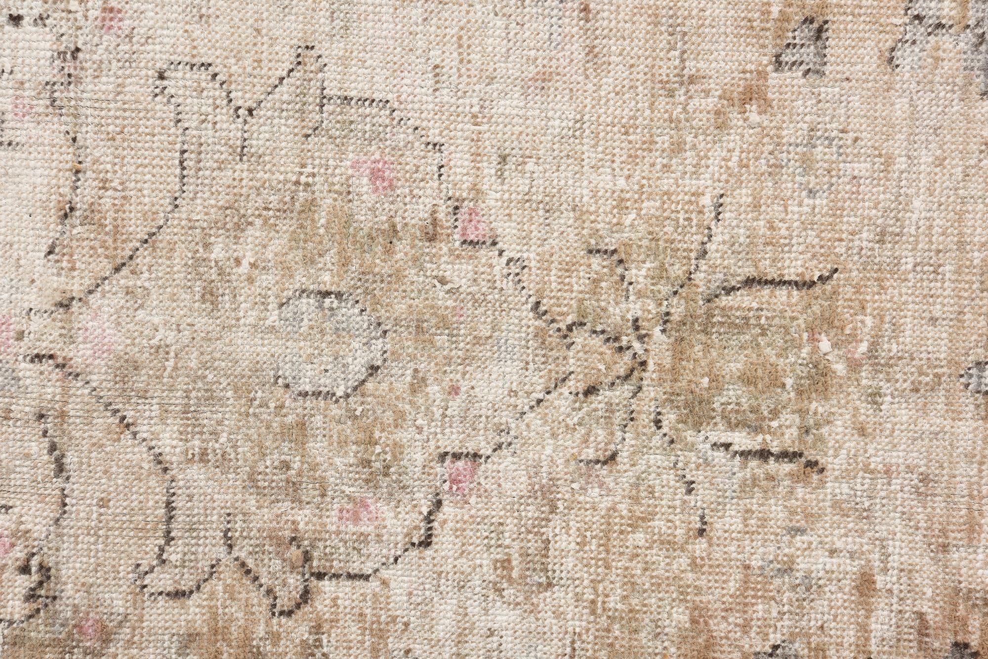 9' 8 x 12' 3 Hand Knotted Ultra Vintage Persian Wool Rug