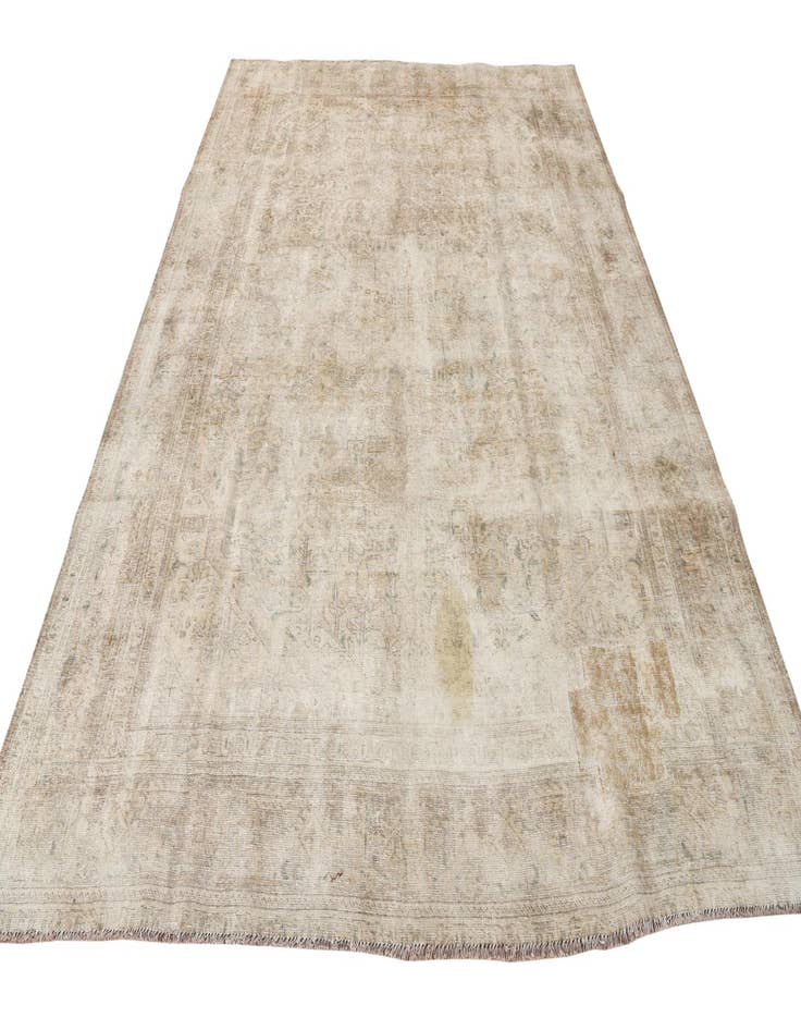 Detail image of 8' x 10' 5  Hand Knotted Ultra Vintage Persian Wool Rug