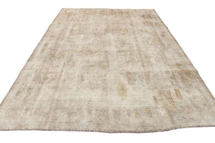 8' x 10' 5 Hand Knotted Ultra Vintage Persian Wool Rug