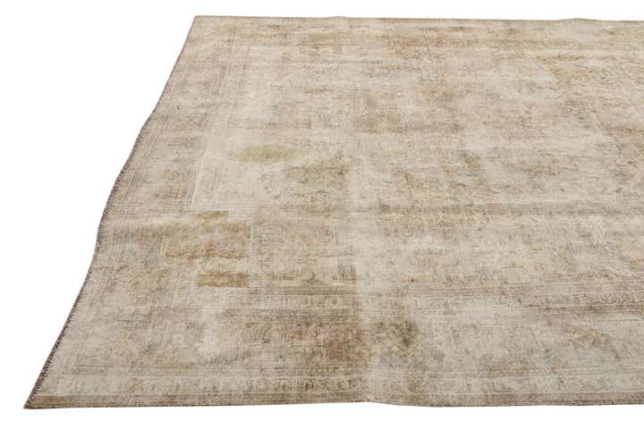 8' x 10' 5 Hand Knotted Ultra Vintage Persian Wool Rug