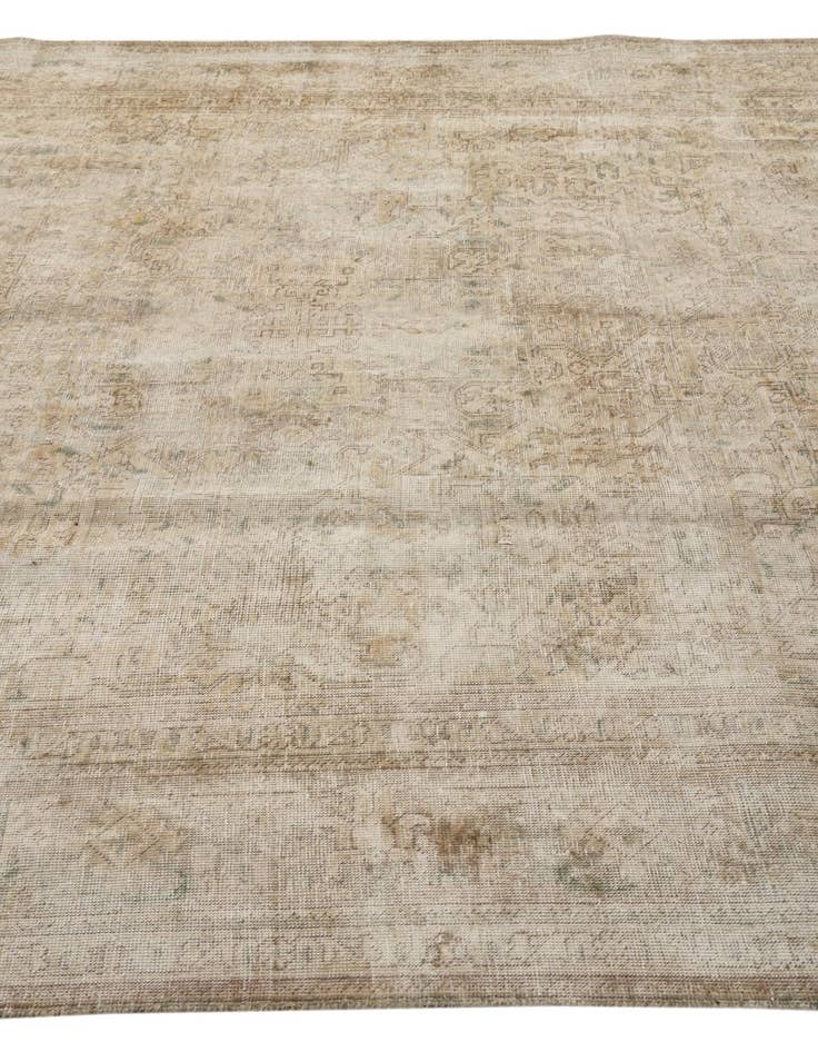 Detail image of 8' x 10' 5  Hand Knotted Ultra Vintage Persian Wool Rug