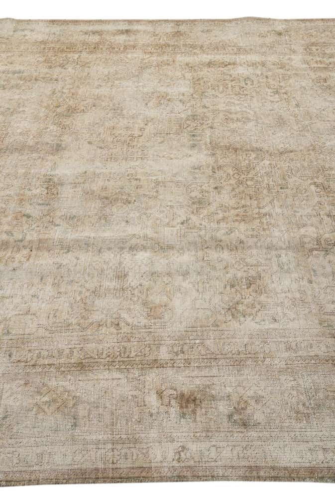 8' x 10' 5 Hand Knotted Ultra Vintage Persian Wool Rug