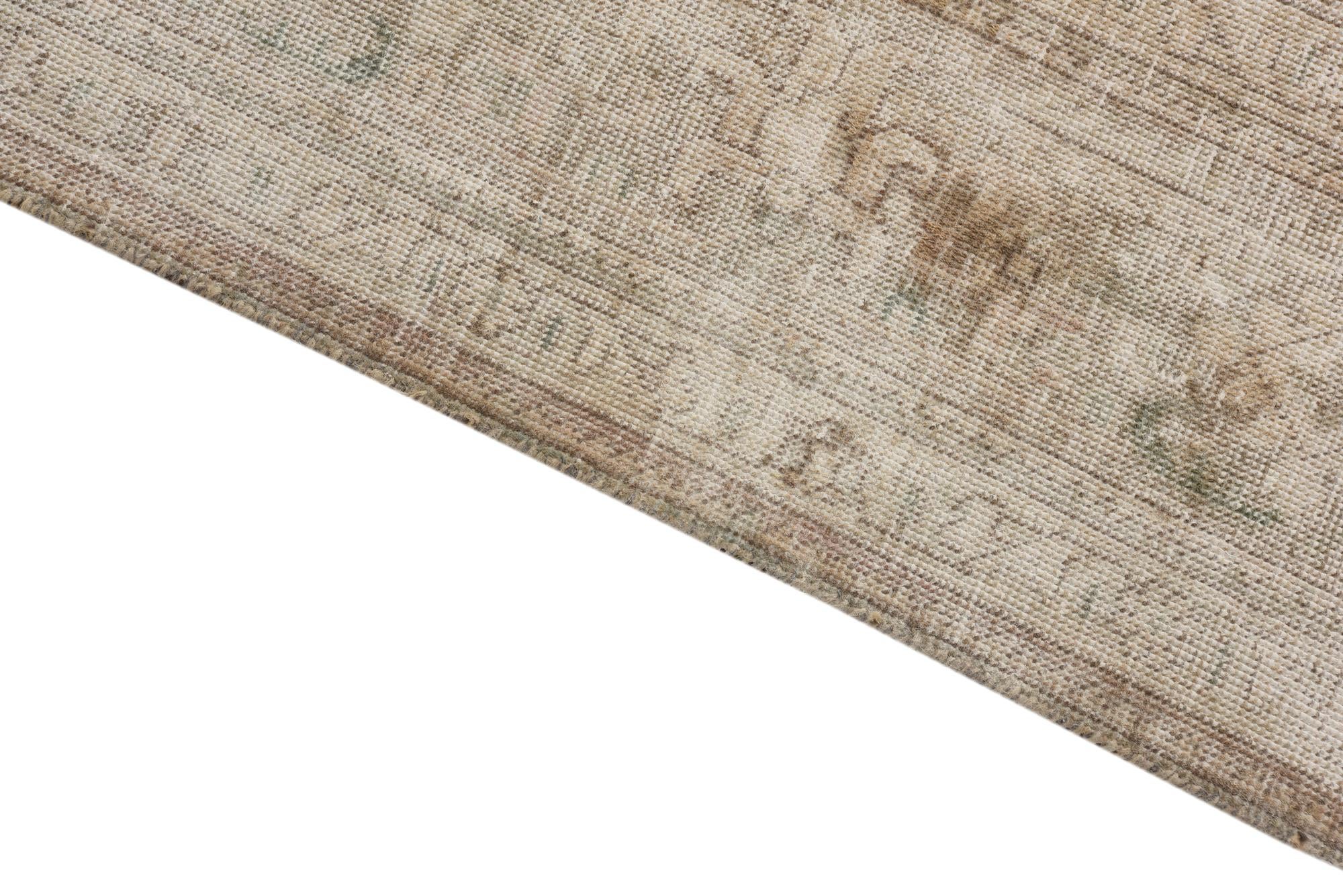 8' x 10' 5 Hand Knotted Ultra Vintage Persian Wool Rug
