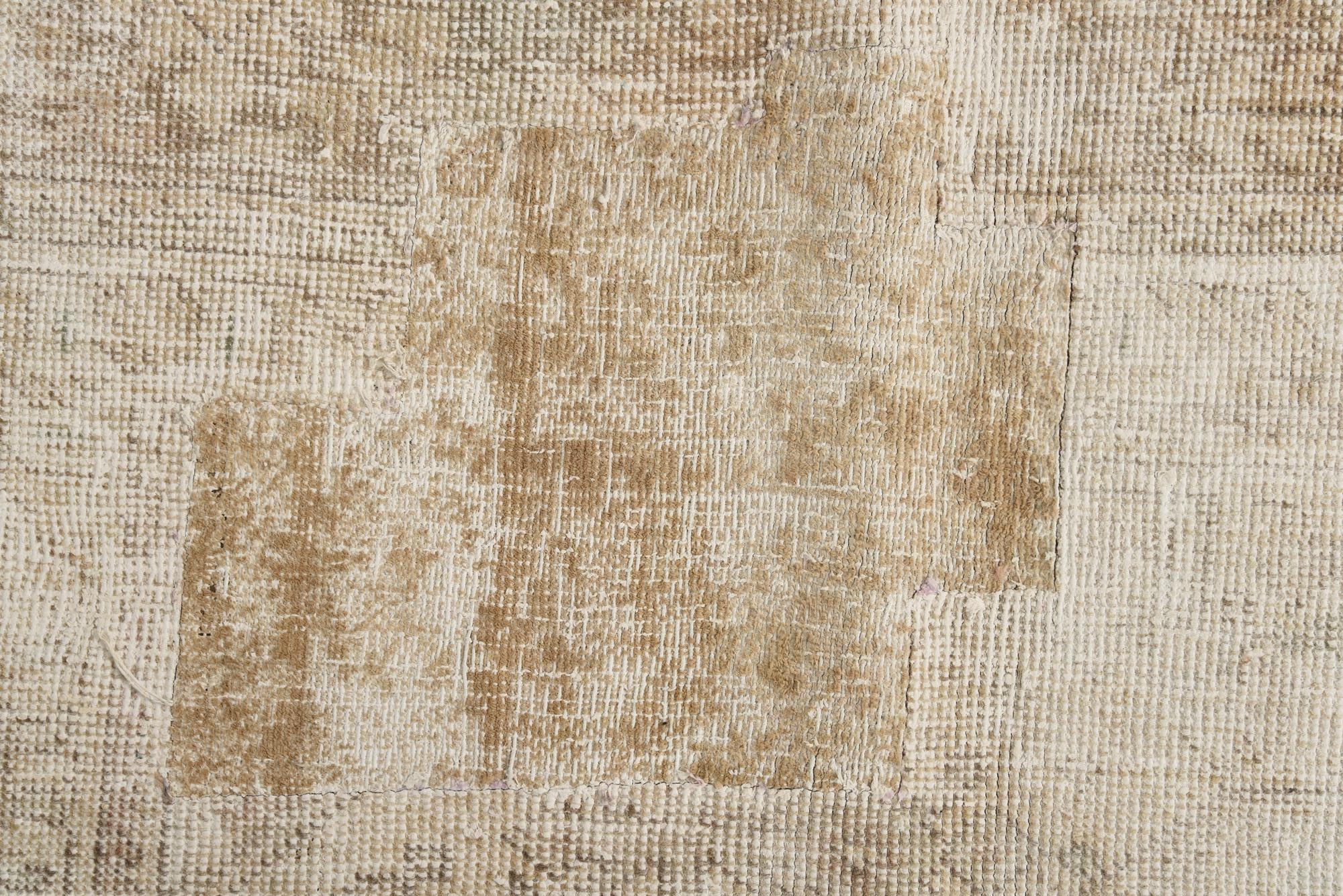 8' x 10' 5 Hand Knotted Ultra Vintage Persian Wool Rug