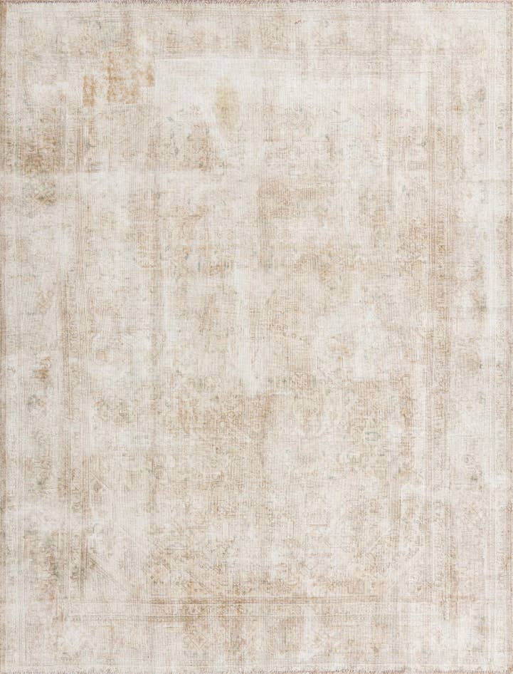 Detail image of 8' x 10' 5 Hand Knotted Ultra Vintage Persian Wool Rug