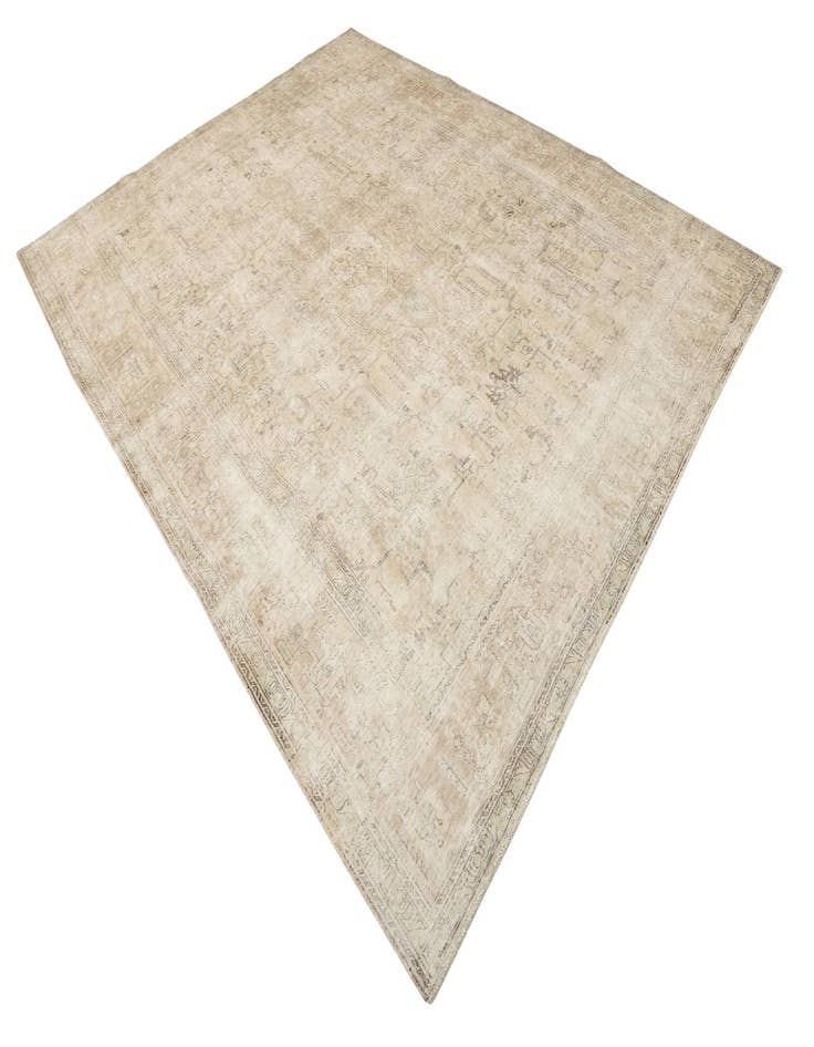 Detail image of 8' 2 x 10' 7  Hand Knotted Ultra Vintage Persian Wool Rug