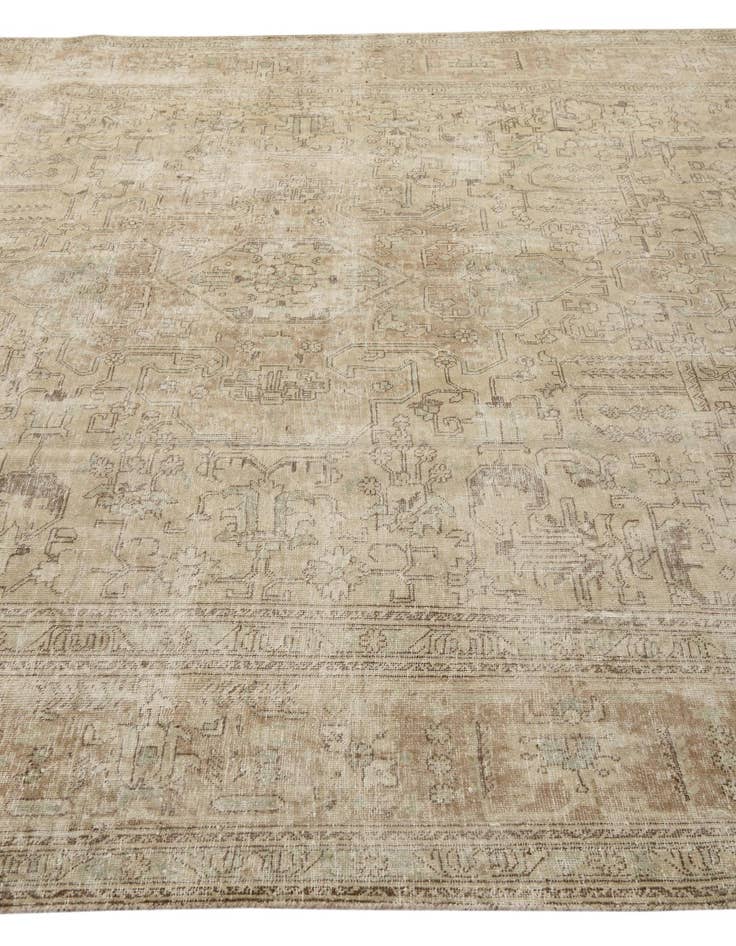 Detail image of 8' 2 x 10' 7  Hand Knotted Ultra Vintage Persian Wool Rug