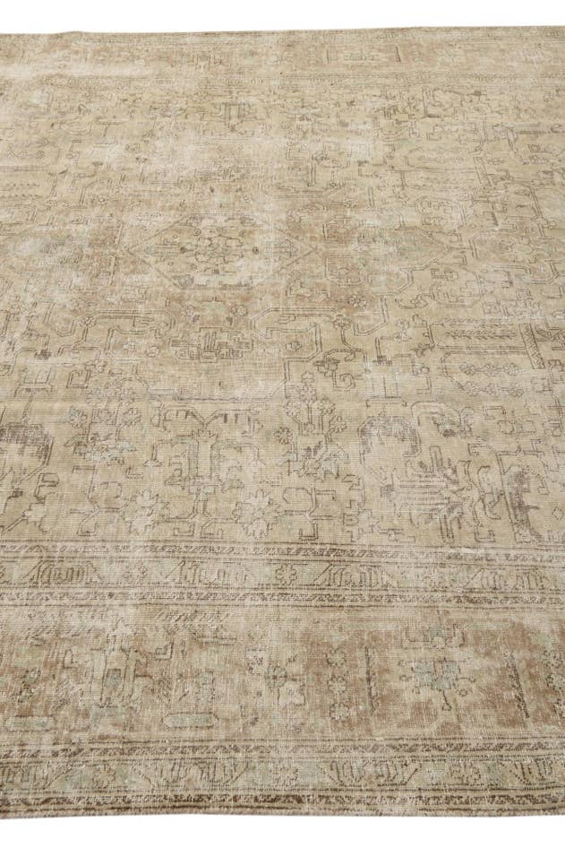 Detail image of 8' 2 x 10' 7 Hand Knotted Ultra Vintage Persian Wool Rug