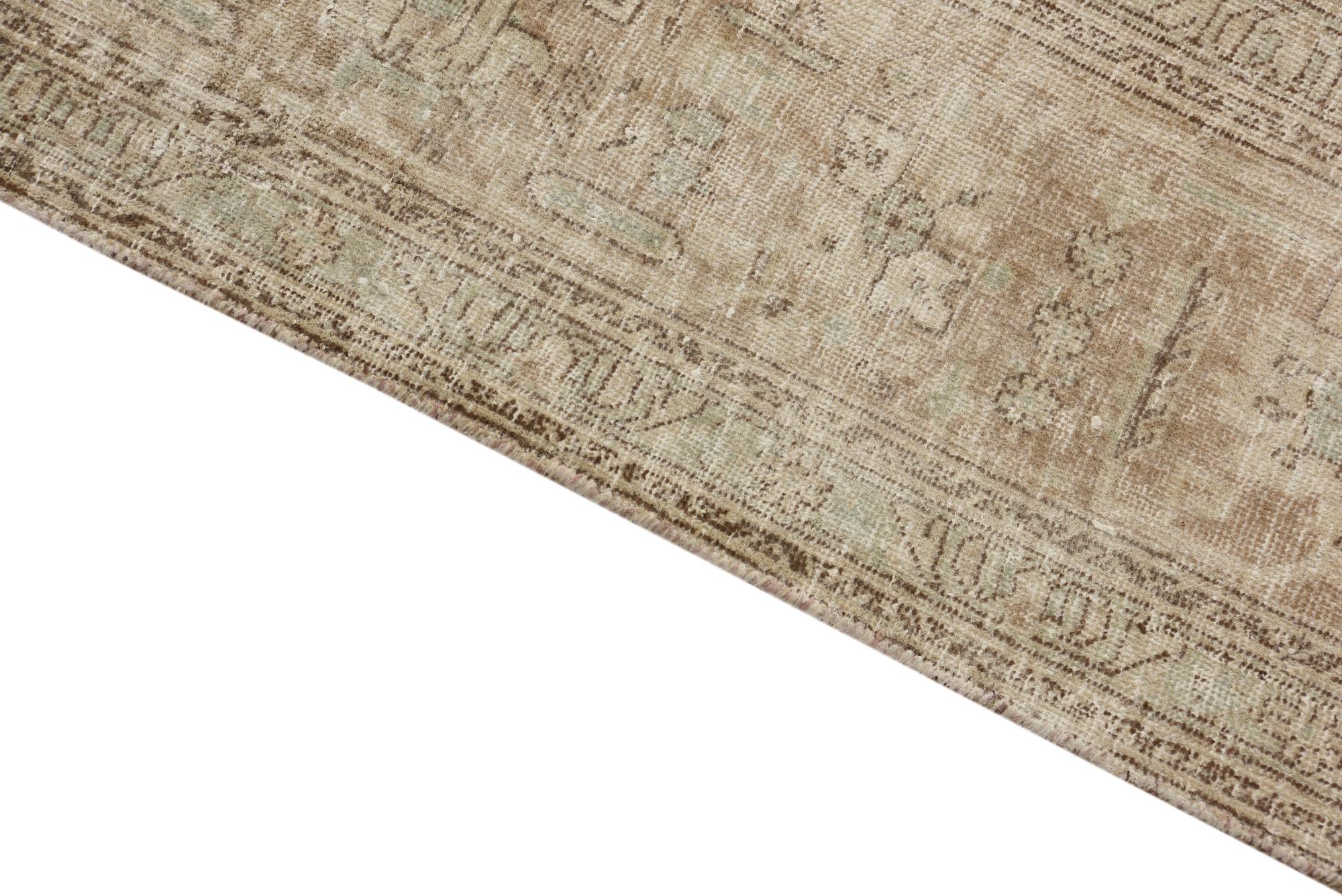 8' 2 x 10' 7 Hand Knotted Ultra Vintage Persian Wool Rug