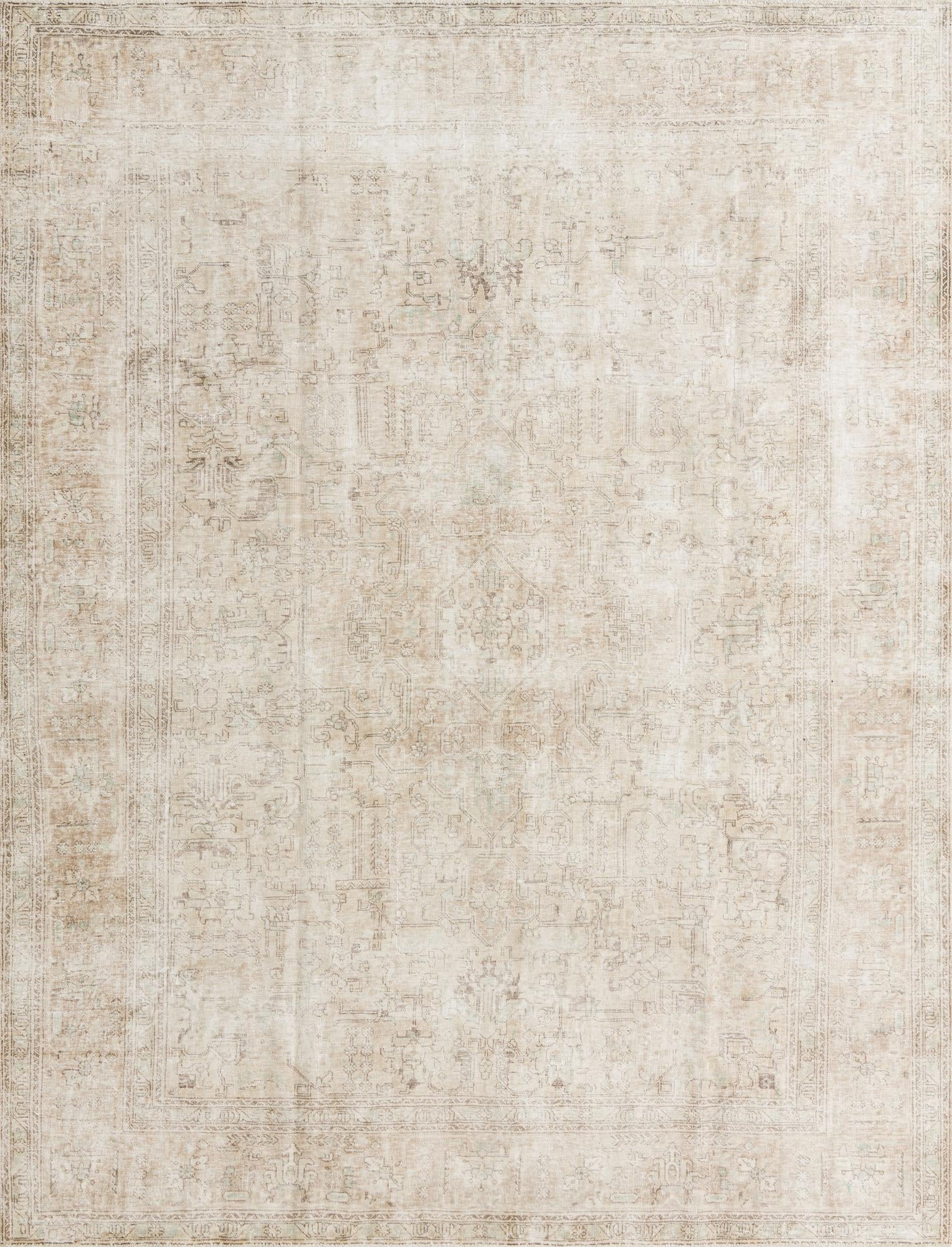 8' 2 x 10' 7 Hand Knotted Ultra Vintage Persian Wool Rug
