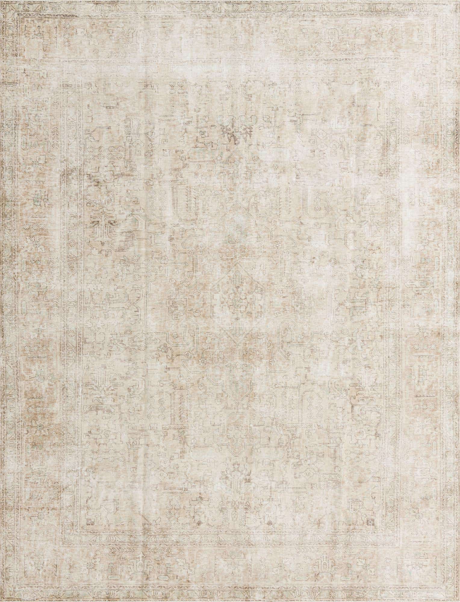 8' 2 x 10' 7 Hand Knotted Ultra Vintage Persian Wool Rug