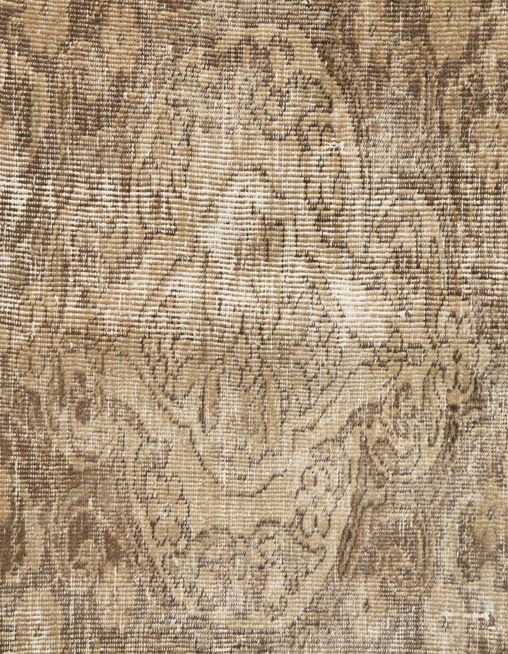 Detail image of 7' 8 x 11'  Hand Knotted Ultra Vintage Persian Wool Rug