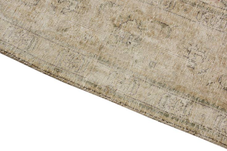 Detail image of 9' 6 x 12' 7 Hand Knotted Ultra Vintage Persian Wool Rug