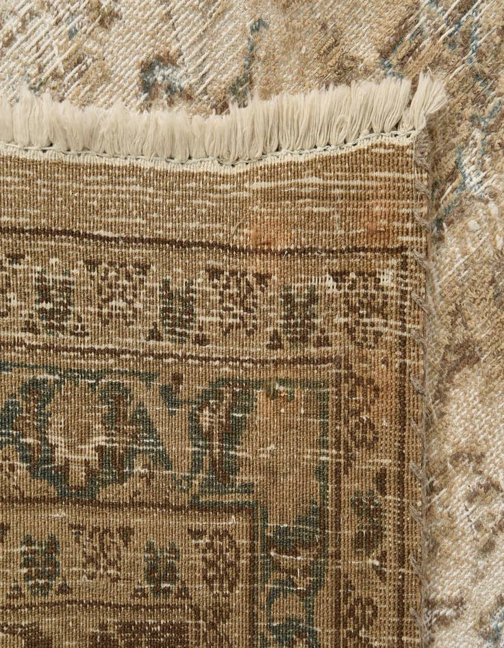 Detail image of 9' 10 x 13'  Hand Knotted Ultra Vintage Persian Wool Rug
