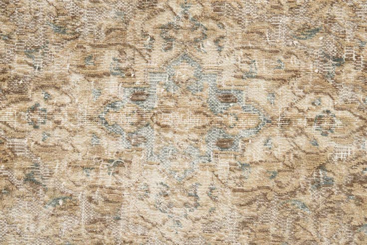 Detail image of 9' 10 x 13' Hand Knotted Ultra Vintage Persian Wool Rug