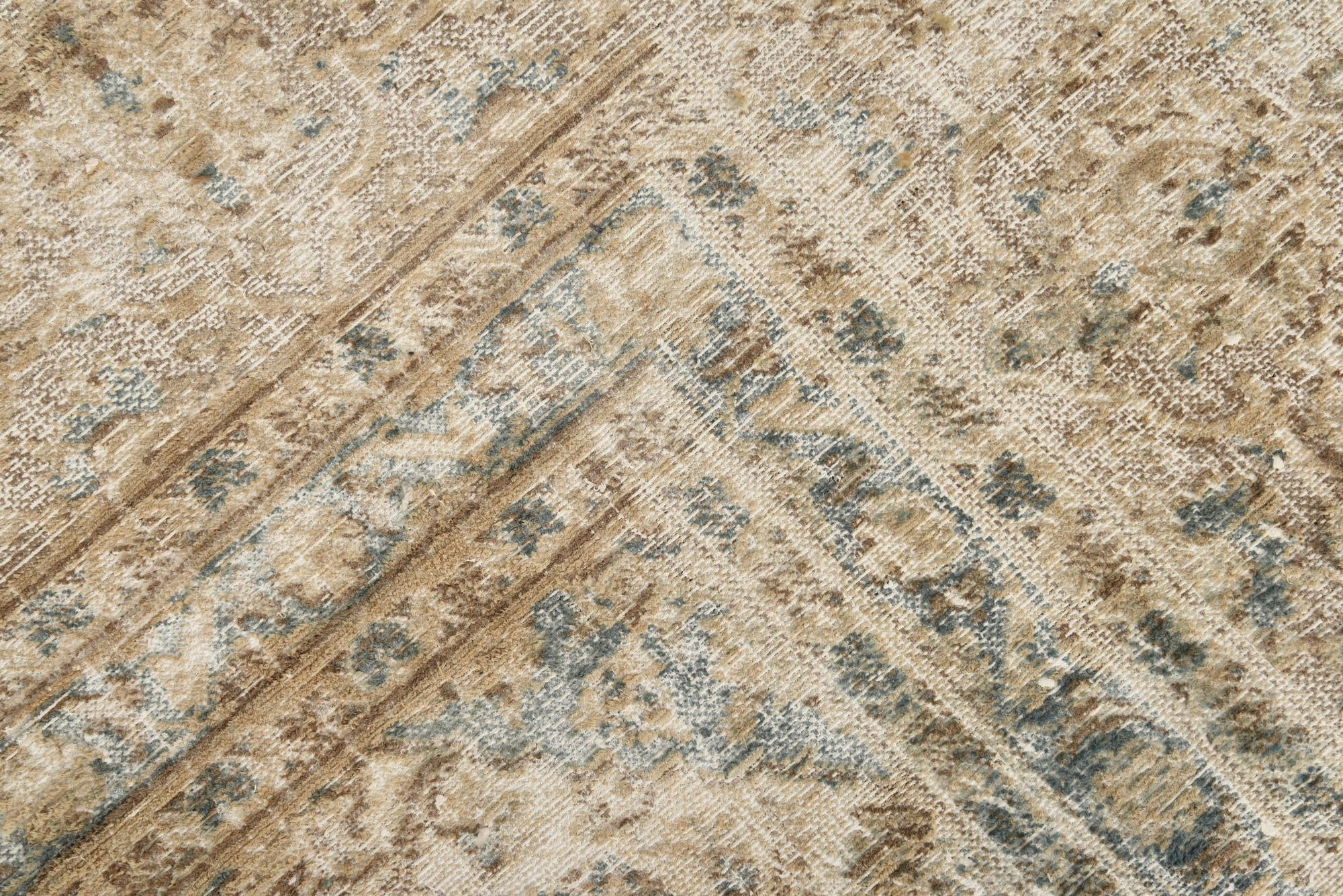 300cm x 395cm anudado a mano Ultra Vintage Alfombra Persa Lana