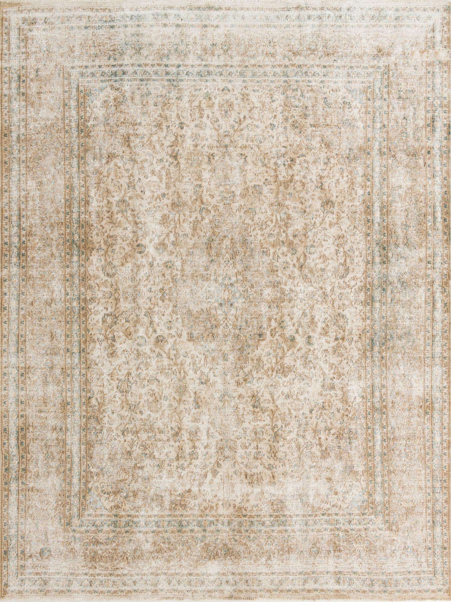 300cm x 395cm anudado a mano Ultra Vintage Alfombra Persa Lana