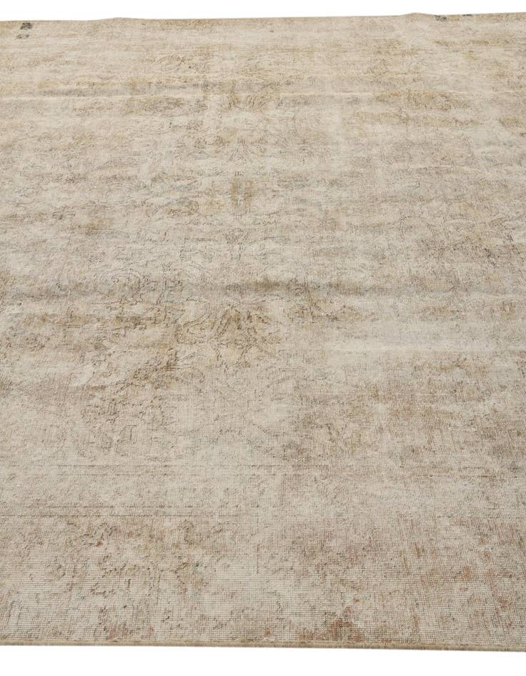 Detail image of 9' x 11' 8  Hand Knotted Ultra Vintage Persian Wool Rug