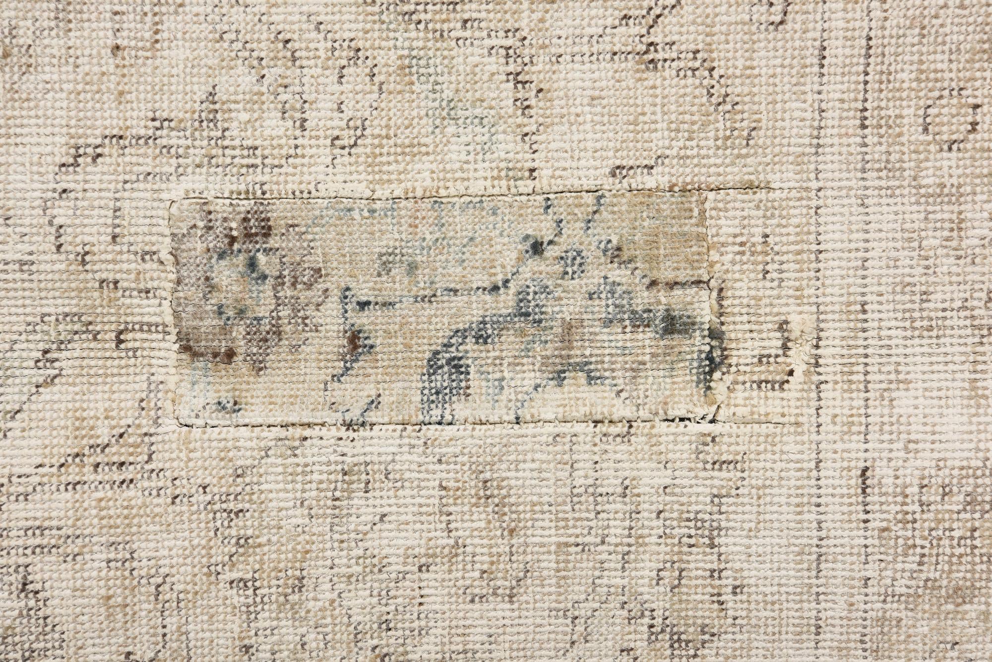 9' x 11' 8 Hand Knotted Ultra Vintage Persian Wool Rug