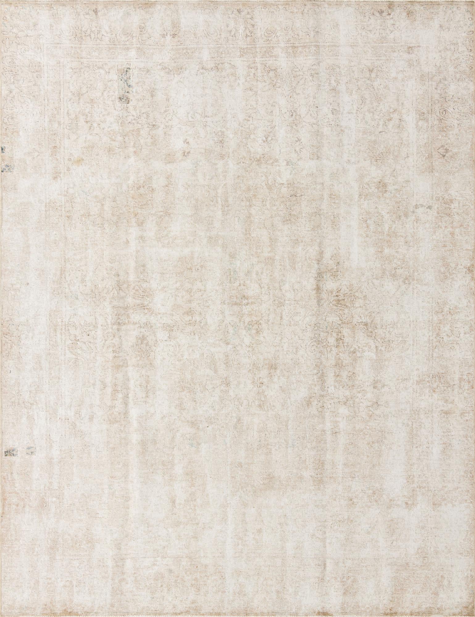 9' x 11' 8 Hand Knotted Ultra Vintage Persian Wool Rug