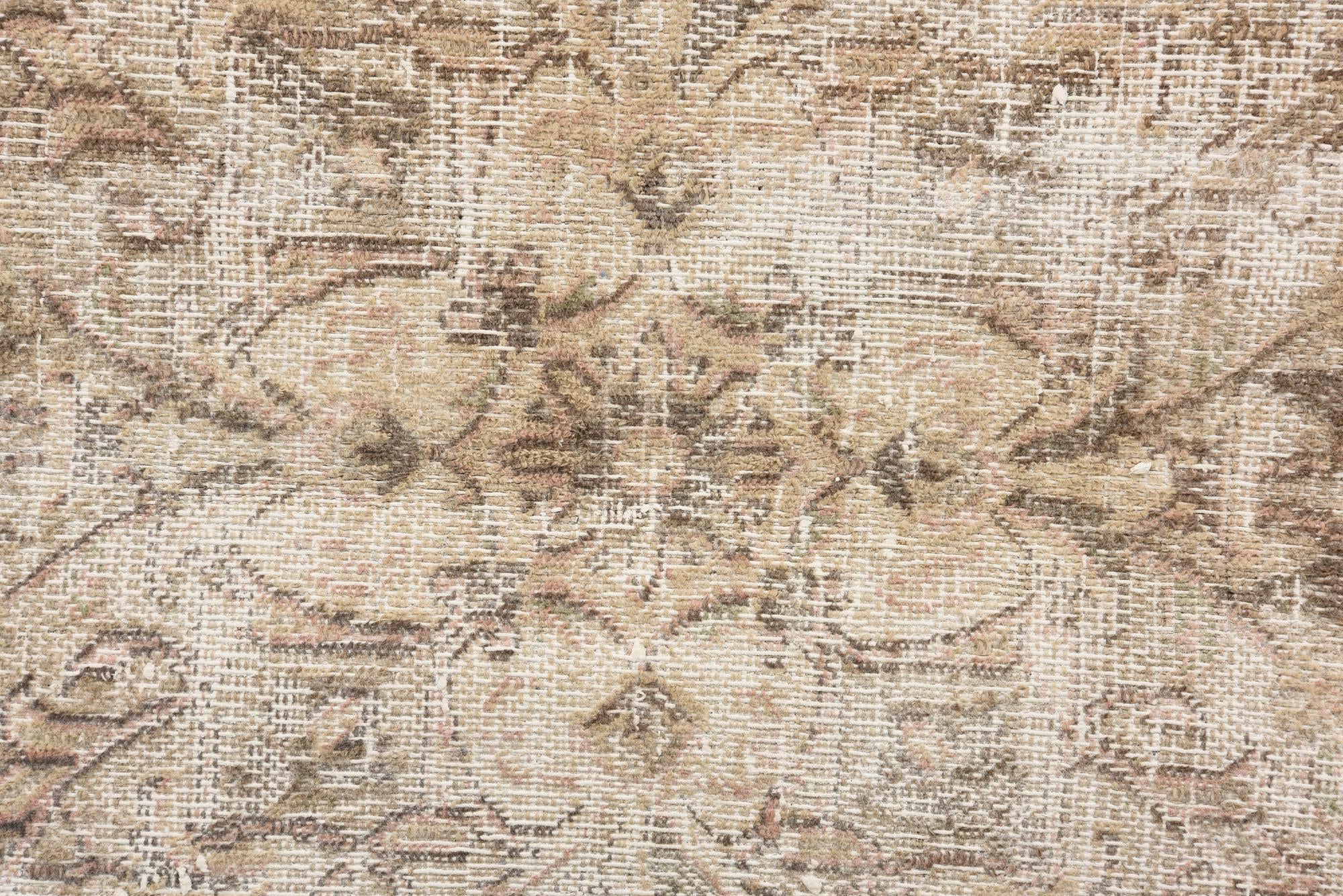 9' 4 x 12' 3 Hand Knotted Ultra Vintage Persian Wool Rug