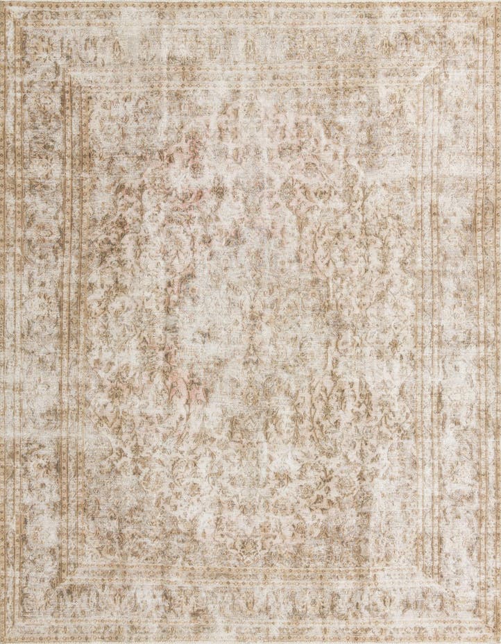  9' 4 x 12' 3  Hand Knotted Ultra Vintage Persian W...