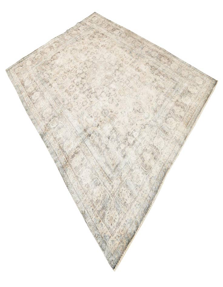 Detail image of 8' 3 x 11'  Hand Knotted Ultra Vintage Persian Wool Rug