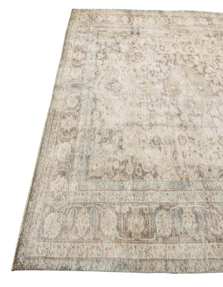 Detail image of 8' 3 x 11'  Hand Knotted Ultra Vintage Persian Wool Rug