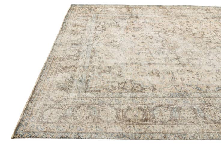 Detail image of 8' 3 x 11' Hand Knotted Ultra Vintage Persian Wool Rug