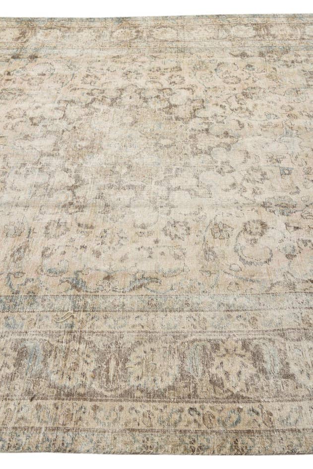 Detail image of 8' 3 x 11' Hand Knotted Ultra Vintage Persian Wool Rug