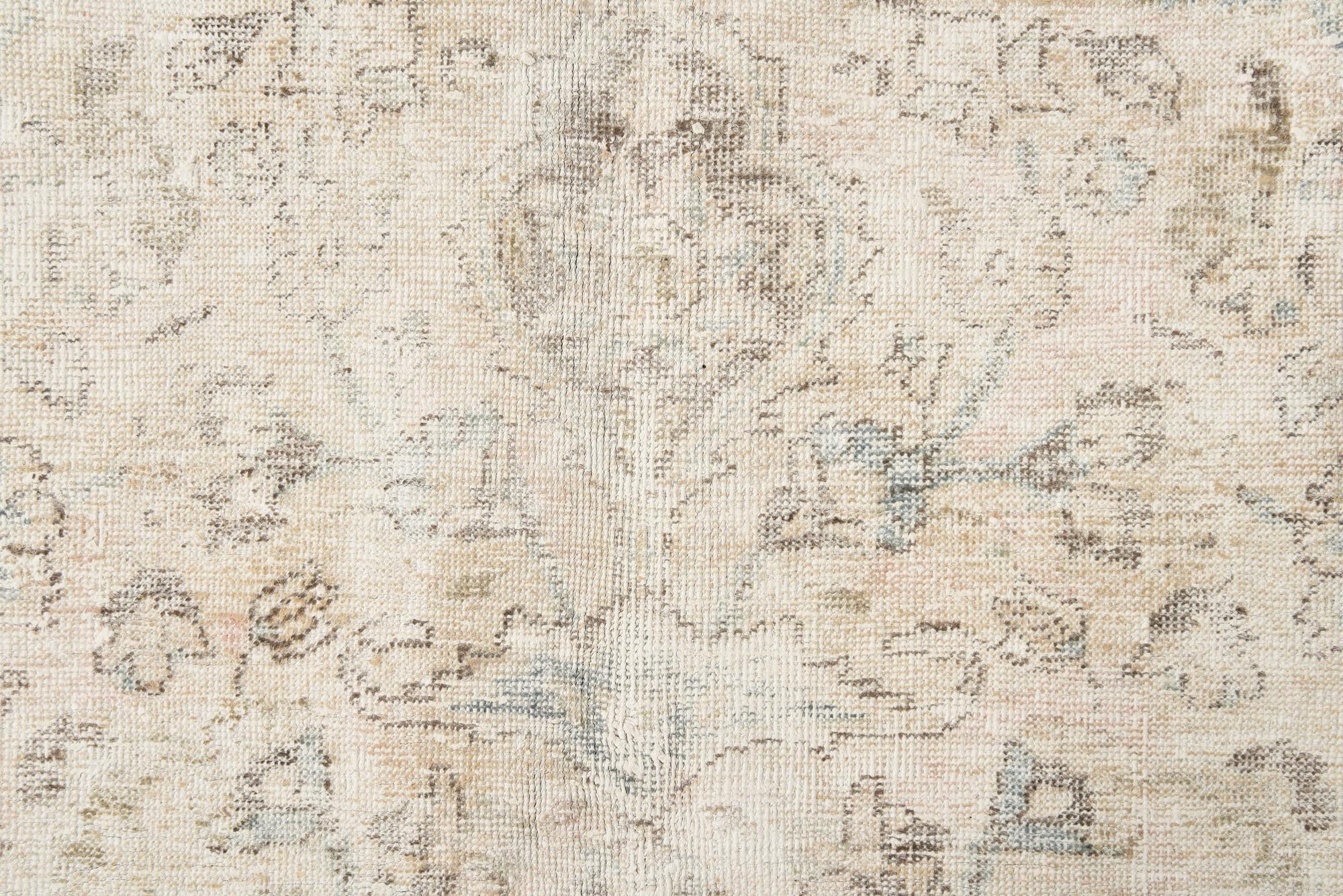 8' 3 x 11' Hand Knotted Ultra Vintage Persian Wool Rug