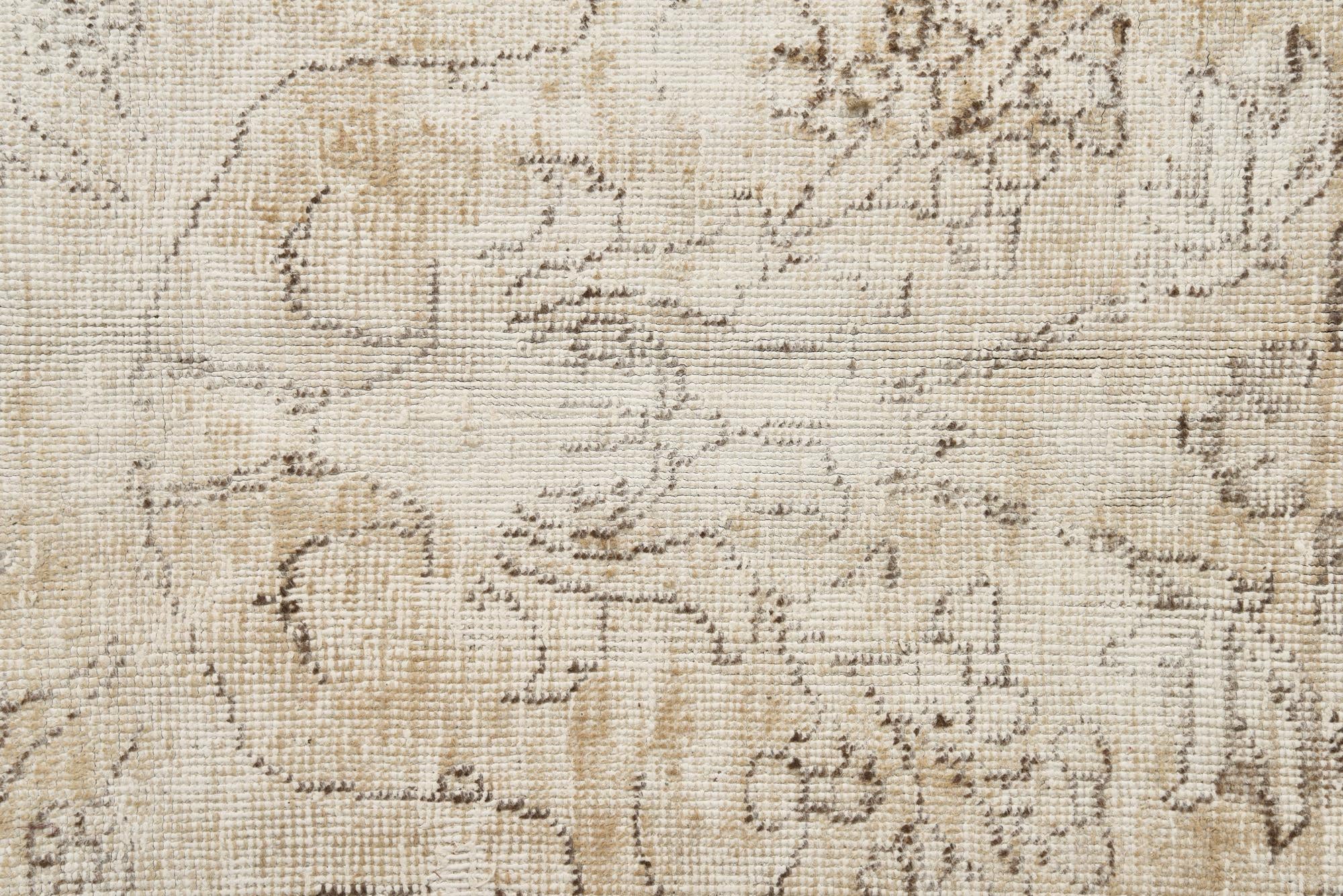 9' 8 x 13' Hand Knotted Ultra Vintage Persian Wool Rug