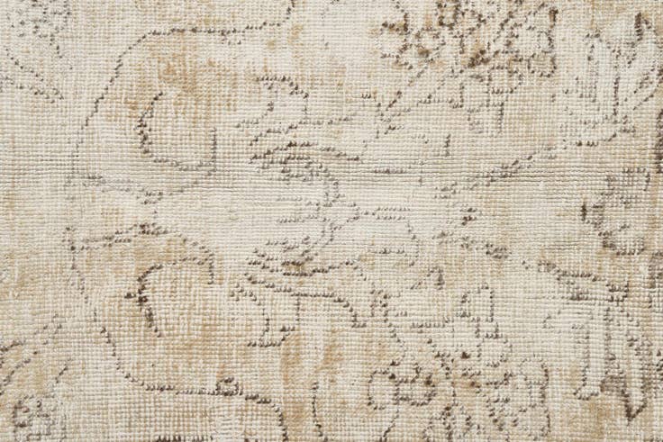 Detail image of 9' 8 x 13' Hand Knotted Ultra Vintage Persian Wool Rug