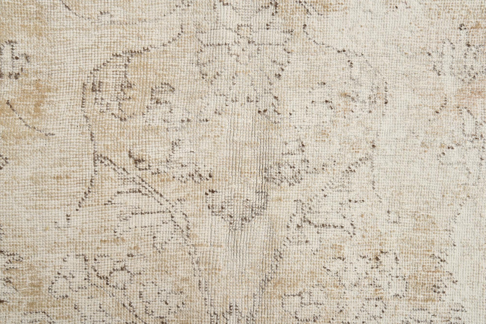 9' 8 x 13' Hand Knotted Ultra Vintage Persian Wool Rug