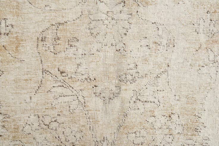 Detail image of 9' 8 x 13' Hand Knotted Ultra Vintage Persian Wool Rug