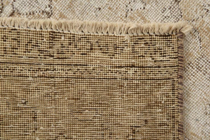 Detail image of 9' 8 x 13' Hand Knotted Ultra Vintage Persian Wool Rug