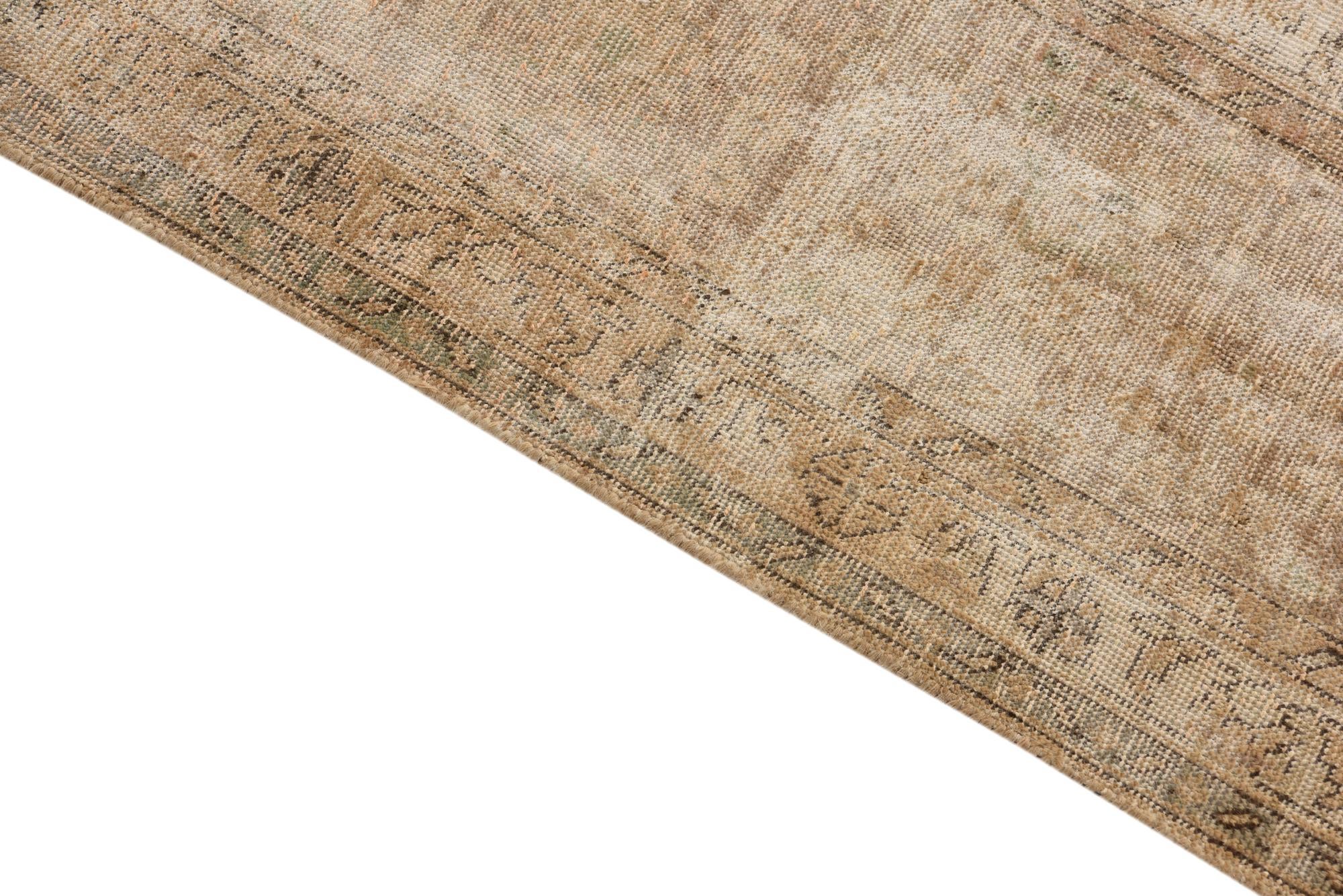 9' 10 x 12' 8 Hand Knotted Ultra Vintage Persian Wool Rug